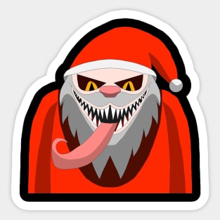 Santa Evil Sticker